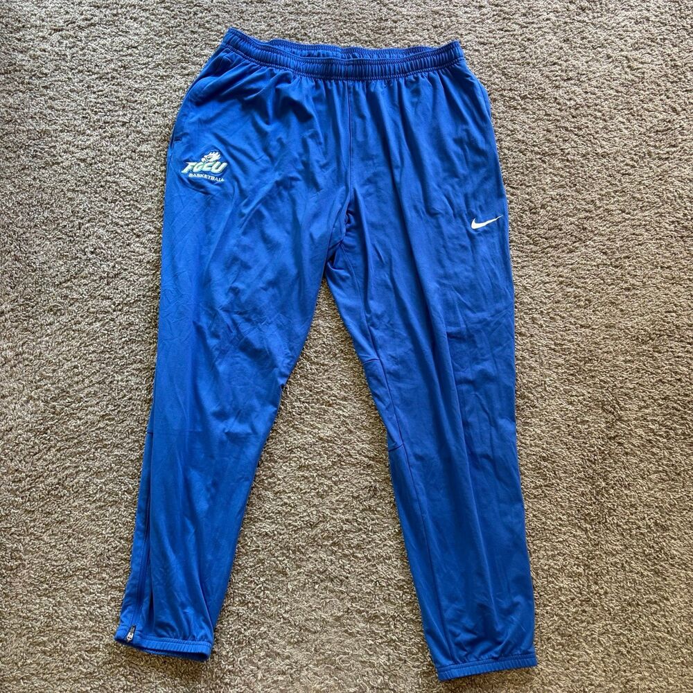 Nike FGCU Florida Gulf Coast Eagles Basketball Team Issued Sweatpants Joggers XL
